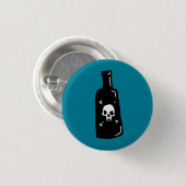 Badge Rond 2,50 Cm Bouteille de poison (Devant & derrière)