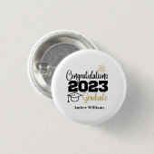 Badge Rond 2,50 Cm Bouton (Devant & derrière)