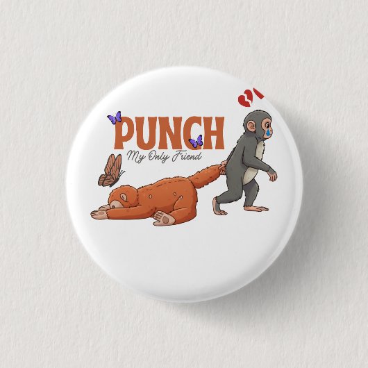 Badge Rond 2,50 Cm Bouton (Devant)