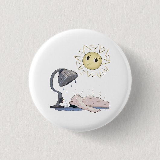 Badge Rond 2,50 Cm Bouton (Devant)