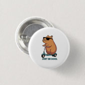 Badge Rond 2,50 Cm Bouton (Devant & derrière)