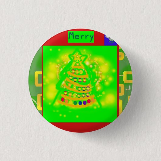 Badge Rond 2,50 Cm Bouton (Devant)