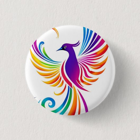 Badge Rond 2,50 Cm Bouton (Devant)
