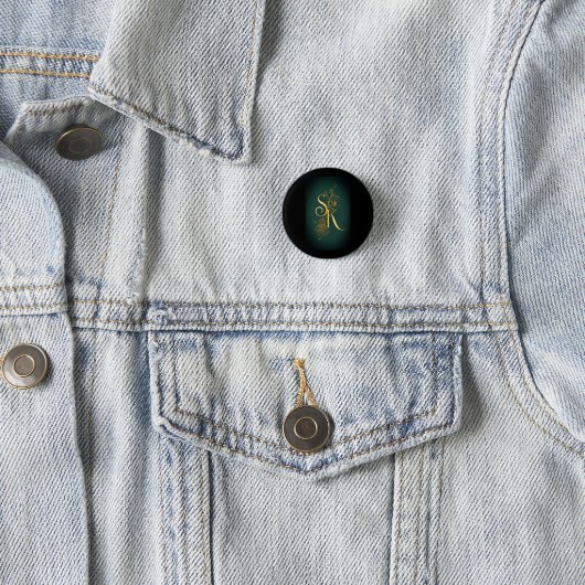 Badge Rond 2,50 Cm Bouton (En situation)