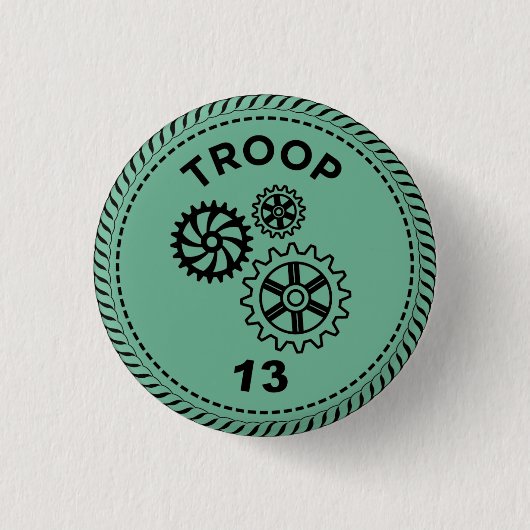 Badge Rond 2,50 Cm Bouton 13 Troop IGGPPCamp 2023 (Devant)