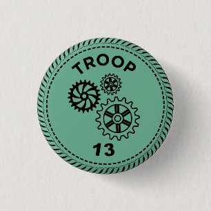 Badge Rond 2,50 Cm Bouton 13 Troop IGGPPCamp 2023