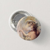 Badge Rond 2,50 Cm Bouton 2 d'ange gardien (Devant & derrière)