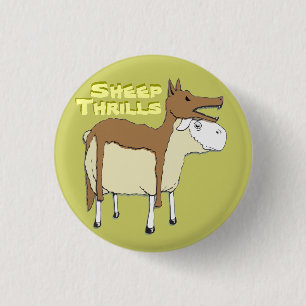 Badge Rond 2,50 Cm Bouton 2 de l'habillement du loup