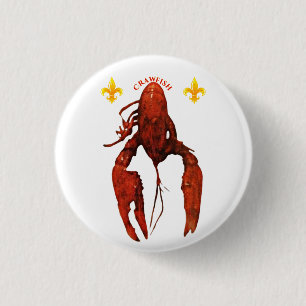 Badge Rond 2,50 Cm Bouton à langouste
