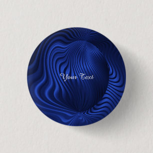 Badge Rond 2,50 Cm Bouton à revers décoratif bleu marine