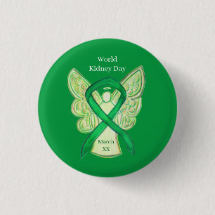 Badge Rond 2,50 Cm Bouton à ruban pour la sensibilisation à la Journé