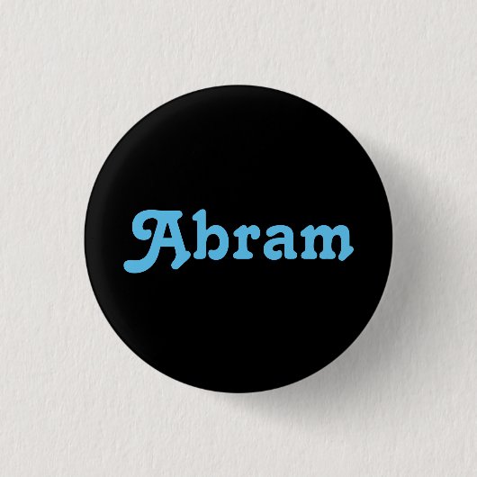 Badge Rond 2,50 Cm Bouton Abram (Devant)
