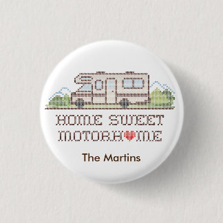 Badge Rond 2,50 Cm Bouton Accueil Sweet Motor Home