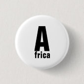 Badge Rond 2,50 Cm Bouton Afrique (Devant)
