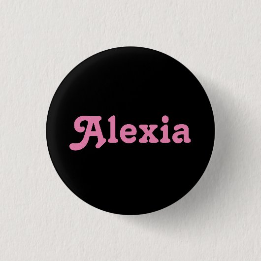 Badge Rond 2,50 Cm Bouton Alexia (Devant)