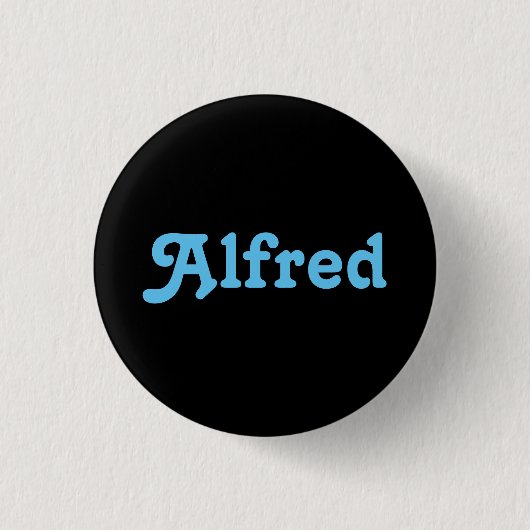 Badge Rond 2,50 Cm Bouton Alfred (Devant)
