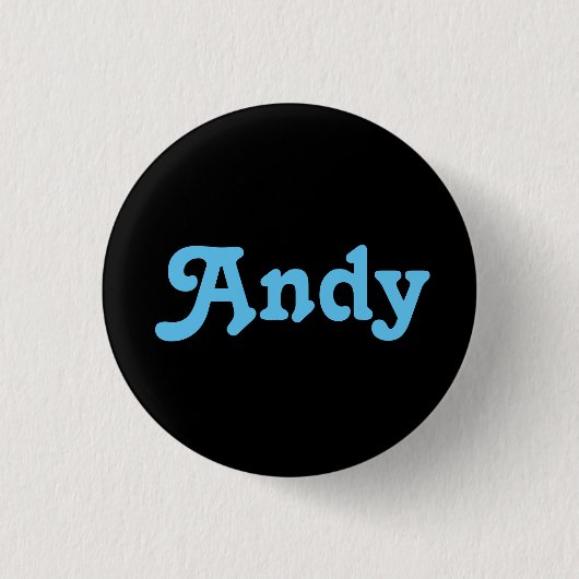 Badge Rond 2,50 Cm Bouton Andy (Devant)