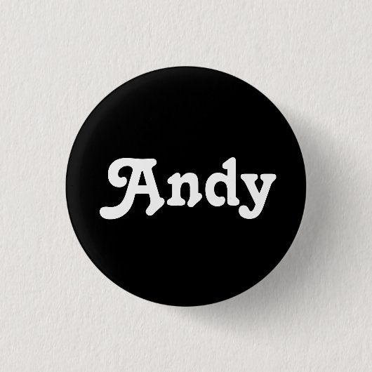 Badge Rond 2,50 Cm Bouton Andy (Devant)