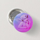 Badge Rond 2,50 Cm Bouton Angel (Devant & derrière)