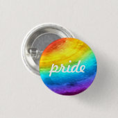 Badge Rond 2,50 Cm Bouton Arc-en-ciel (Devant & derrière)