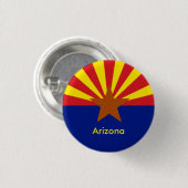 Badge Rond 2,50 Cm Bouton Arizona (Devant & derrière)