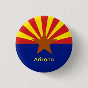 Badge Rond 2,50 Cm Bouton Arizona