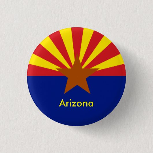 Badge Rond 2,50 Cm Bouton Arizona (Devant)