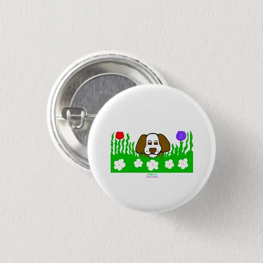 Badge Rond 2,50 Cm Bouton Arrondi Lecture N (Devant & derrière)