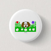 Badge Rond 2,50 Cm Bouton Arrondi Lecture N (Devant)