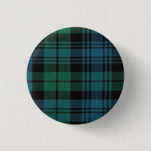 Badge Rond 2,50 Cm Bouton arrondi Tartan Fabric