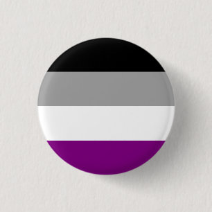 Badge Rond 2,50 Cm Bouton asexuel de haute qualité de drapeau