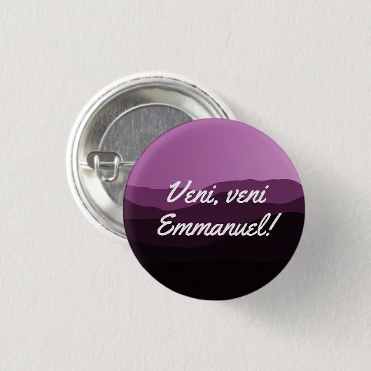 Badge Rond 2,50 Cm Bouton Avent (Devant & derrière)