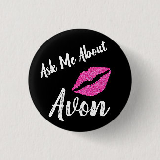 Badge Rond 2,50 Cm Bouton Avon