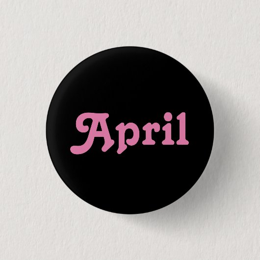 Badge Rond 2,50 Cm Bouton avril (Devant)