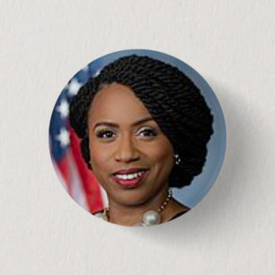 Badge Rond 2,50 Cm Bouton Ayanna Pressley