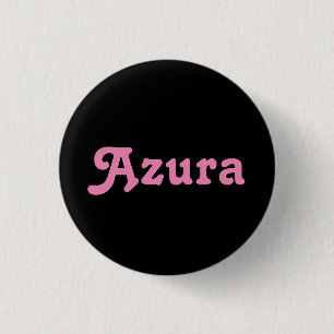 Badge Rond 2,50 Cm Bouton Azura