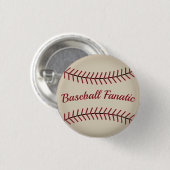 Badge Rond 2,50 Cm Bouton Baseball (Devant & derrière)