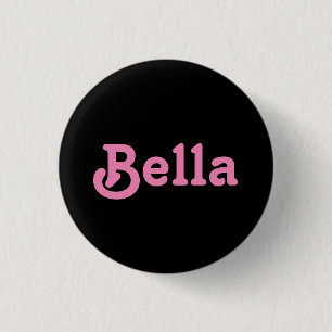 Badge Rond 2,50 Cm Bouton Bella