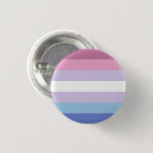 Badge Rond 2,50 Cm Bouton Bigender Pride (violet clair) (Devant & derrière)