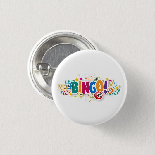 Badge Rond 2,50 Cm Bouton Bingo Blast (Devant & derrière)