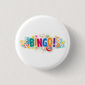 Badge Rond 2,50 Cm Bouton Bingo Blast (Devant)