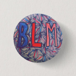 Badge Rond 2,50 Cm Bouton Black Lives Matter