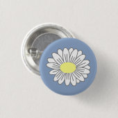 Badge Rond 2,50 Cm Bouton bleu marron (Devant & derrière)