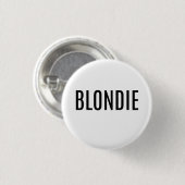Badge Rond 2,50 Cm Bouton blond (Devant & derrière)