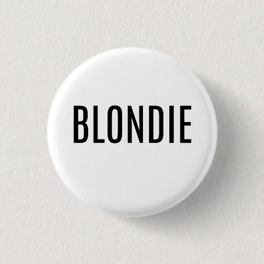 Badge Rond 2,50 Cm Bouton blond (Devant)