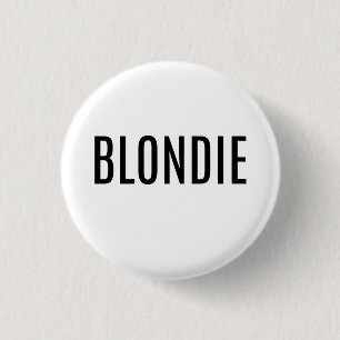 Badge Rond 2,50 Cm Bouton blond