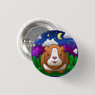 Badge Rond 2,50 Cm Bouton Booboo Piggy 1 pouce