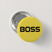 Badge Rond 2,50 Cm Bouton Boss (Devant & derrière)