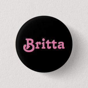Badge Rond 2,50 Cm Bouton Britta