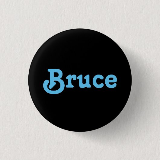 Badge Rond 2,50 Cm Bouton Bruce (Devant)